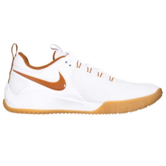 Nike AIR ZOOM HYPERACE 2 SE Кроссовки волейбольные Белый/Оранжевый - фото 290953