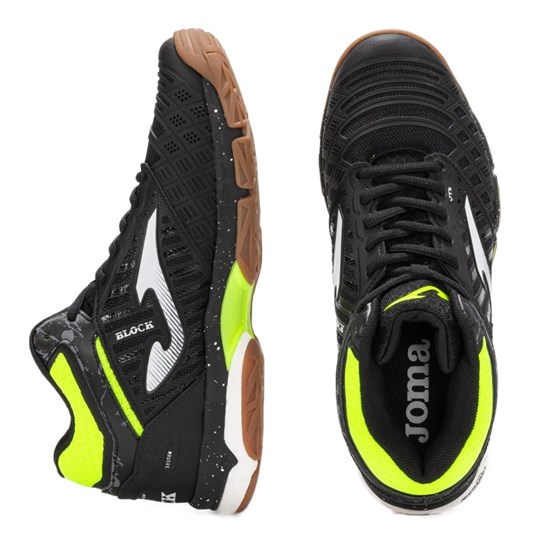 Joma BLOCK Кроссовки волейбольные Черный/Салатовый купить в интернет ...
