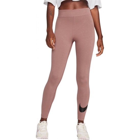 Nike HIGH-WAISTED GRAPHIC LEGGINGS (W) Леггинсы женские Розовый - фото 291173