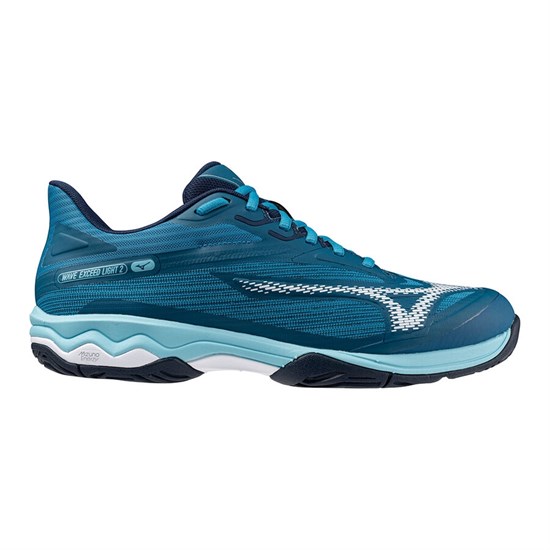 Mizuno WAVE EXCEED LIGHT 2 AC Кроссовки теннисные Синий/Темно-синий/Белый - фото 291743