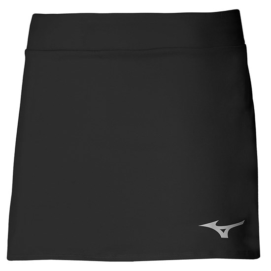 Mizuno FLEX SKORT (W) Юбка теннисная с шортами женская Черный - фото 291842