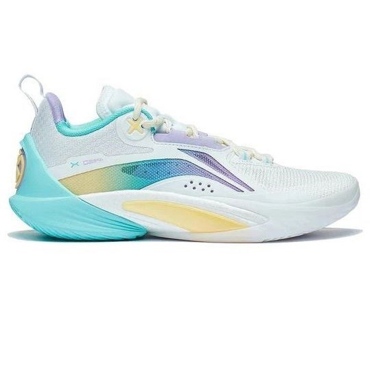 Li-Ning FRED VANVLEET SPEED 10 LOW "WHITE MINT GREEN" Кроссовки баскетбольные Белый/Голубой - фото 291943