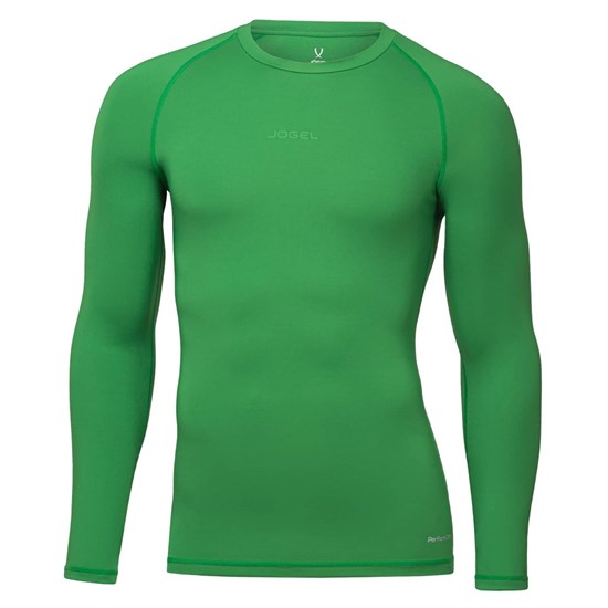 Jogel PERFORMDRY BASELAYER TEE LS 2 Футболка компрессионная с длинным рукавом Зеленый - фото 292391