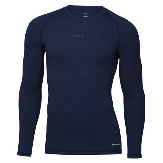 Jogel PERFORMDRY BASELAYER TEE LS 2 Футболка компрессионная с длинным рукавом Темно-синий - фото 292402