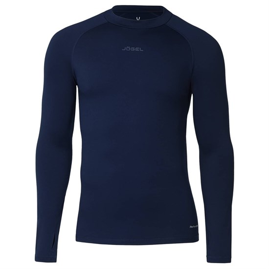 Jogel PERFORMDRY BASELAYER WARM TOP Футболка компрессионная с длинным рукавом Темно-синий - фото 292430