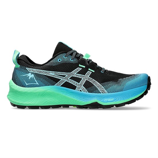 Asics GEL-TRABUCO 12 Кроссовки беговые Черный/Голубой/Бирюзовый - фото 292823