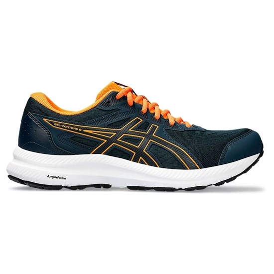 Asics GEL-CONTEND 8 Кроссовки беговые Темно-синий/Оранжевый - фото 294198