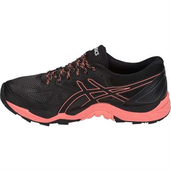 Asics GEL-FUJITRABUCO 6 GTX (W) Кроссовки беговые женские Черный/Красный - фото 294467