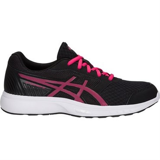 Asics STORMER 2 (W) Кроссовки беговые женские Черный/Розовый - фото 294471