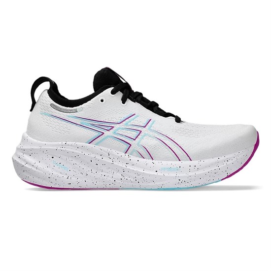 Asics GEL-NIMBUS 26 (W) Кроссовки беговые женские Белый/Фиолетовый - фото 294758