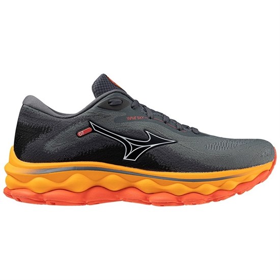 Mizuno WAVE SKY 7 (W) Кроссовки беговые женские Черный - фото 294810