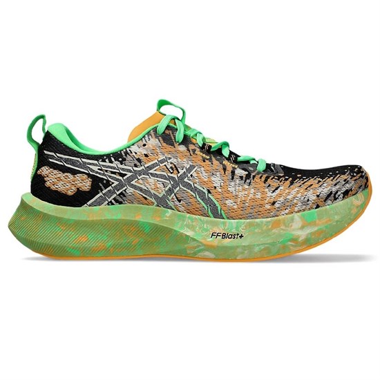 Asics GEL-NOOSA TRI 16 Кроссовки беговые Черный/Оранжевый/Зеленый - фото 294880