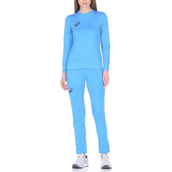 Asics WOMAN KNIT SUIT Костюм спортивный волейбольный женский Голубой - фото 295057