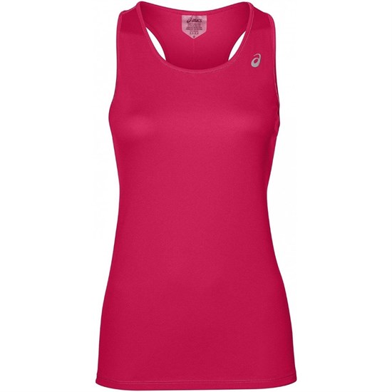 Asics LOOSE TANK (W) Майка беговая женская Розовый - фото 295070