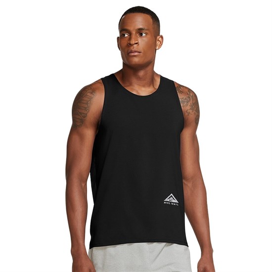 Nike DRI-FIT RISE 365 RUNNING TANK Майка беговая Черный - фото 295084