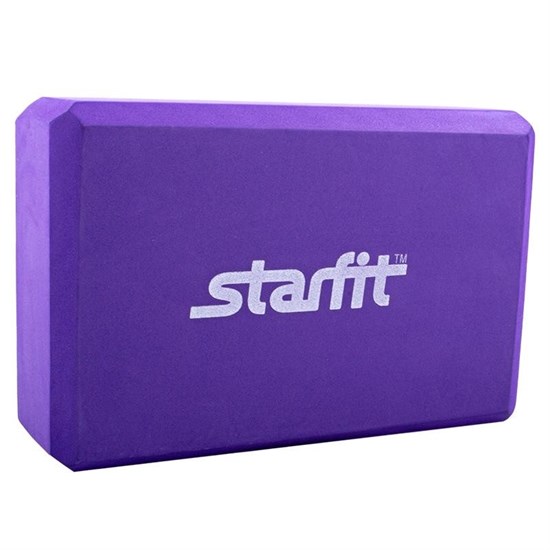 Starfit FA-101 PVC Блок для йоги Фиолетовый - фото 295156