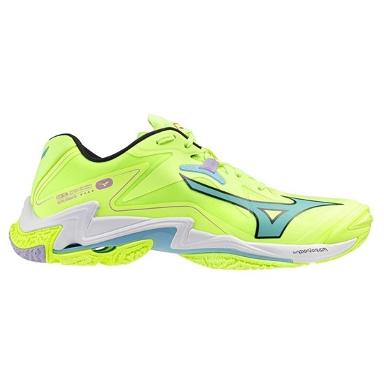 Mizuno WAVE LIGHTNING Z8 Кроссовки волейбольные Салатовый/Голубой - фото 295401