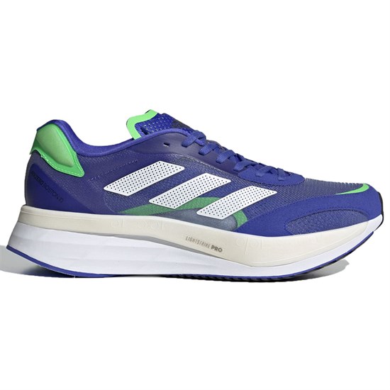 Adidas ADIZERO BOSTON 10 Кроссовки беговые Синий/Белый - фото 296360