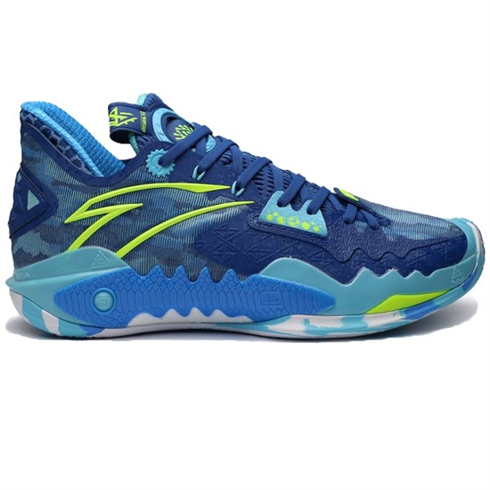 Anta SHOCK WAVE 5 KYRIE IRVING "BLUE NEON" Кроссовки баскетбольные Синий/Голубой - фото 296738