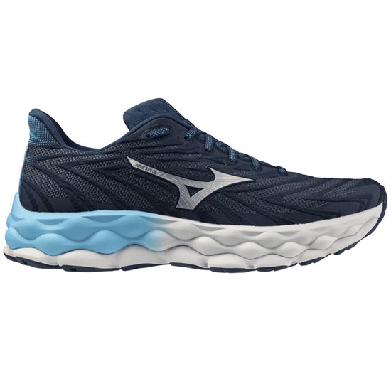 Mizuno WAVE SKY 8 Кроссовки беговые Темно-синий/Голубой - фото 296779