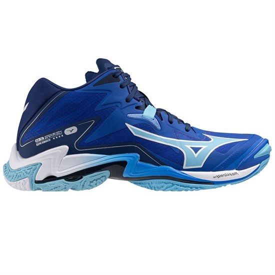 Mizuno WAVE LIGHTNING Z8 MID Кроссовки волейбольные Синий/Голубой - фото 296802