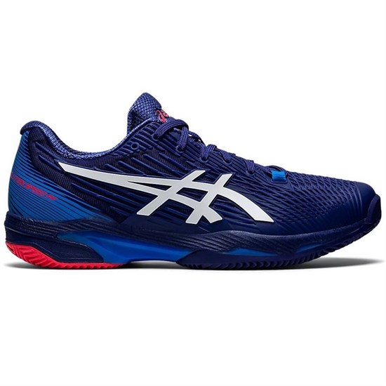 Asics SOLUTION SPEED FF 2 CLAY Кроссовки теннисные Темно-синий/Белый - фото 297022