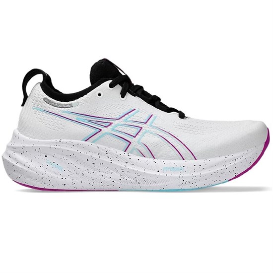 Asics GEL-NIMBUS 26 (W) Кроссовки беговые женские Белый/Фиолетовый - фото 297053