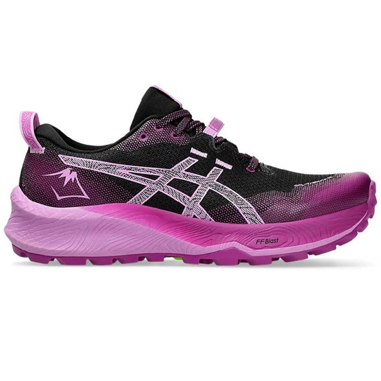 Asics GEL-TRABUCO 12 (W) Кроссовки беговые женские Черный/Розовый - фото 297079