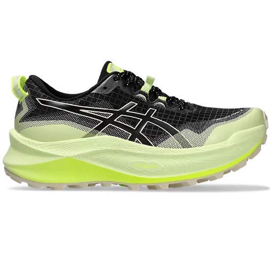 Asics TRABUCO MAX 3 (W) Кроссовки беговые женские Черный/Зеленый - фото 297114