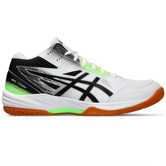 Asics GEL-TASK 3 MT Кроссовки волейбольные Белый/Черный/Зеленый - фото 297124