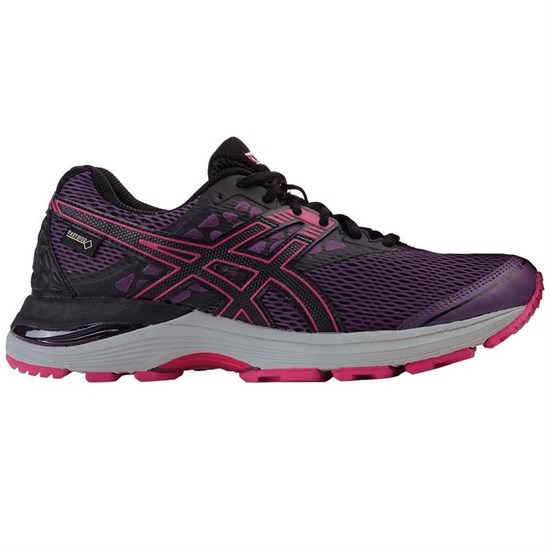 Asics GEL-PULSE 9 G-TX (W) Кроссовки беговые женские Фиолетовый/Черный - фото 297151