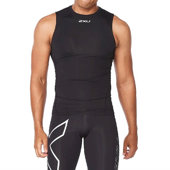 2XU CORE COMPRESSION SLEEVELESS Компрессионная майка Черный - фото 297328