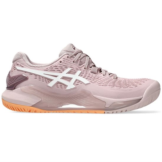 Asics GEL-RESOLUTION 9 (W) Кроссовки теннисные женские Розовый/Белый - фото 297553