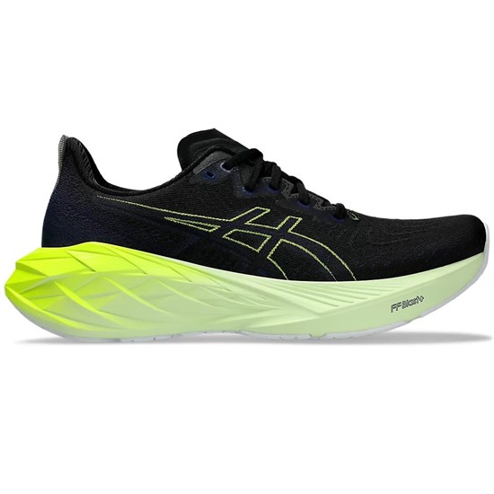 Asics NOVABLAST 4 Кроссовки беговые Черный/Зеленый - фото 298128