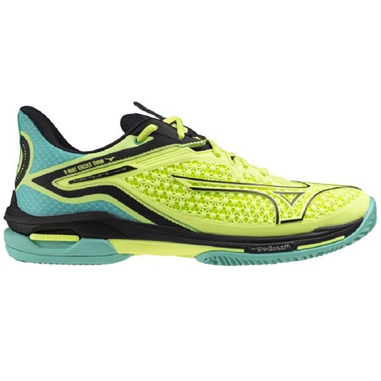 Mizuno WAVE EXCEED TOUR 6 CC Кроссовки теннисные Желтый/Голубой - фото 298316