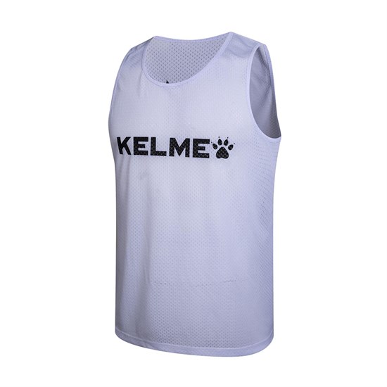 Kelme KID TRAINING VEST Манишка тренировочная детская Белый/Черный - фото 298643