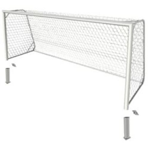 Sportwerk SpW-AG-500-2P Ворота футбольные юношеские стационарные, алюминиевые 5 х 2 х1,5 м - фото 298867