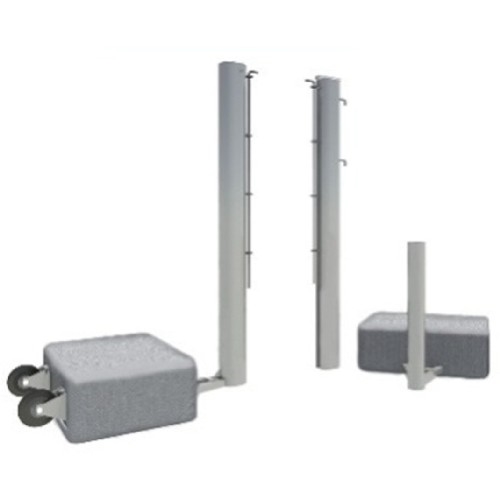 Sportwerk SpW-AT-5 Теннисные стойки мобильные с противовесами, на колесах, алюминиевые - фото 298904