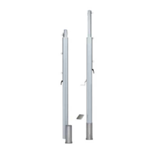 Sportwerk SpW-AUS-11 Профессиональные телескопические волейбольные стойки со скрытым механизмом натяжения сетки, алюминиевые - фото 298907