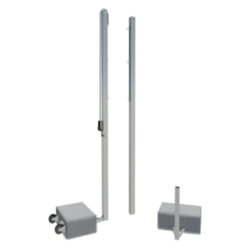 Sportwerk SpW-AUS-6 Универсальные стойки мобильные с противовесами, на колесах, алюминиевые - фото 298910