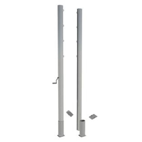 Sportwerk SpW-AUS-9 Универсальные волейбольные стойки со скрытым механизмом натяжения сетки алюминиевые - фото 298914