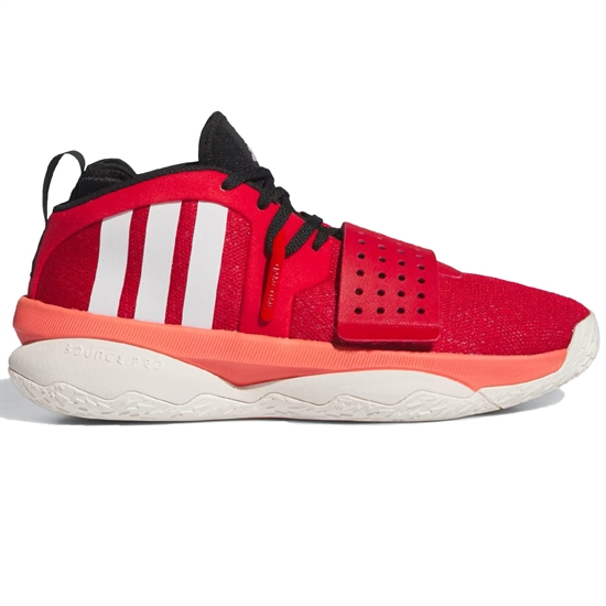 Adidas DAME 8 EXTPLY Кроссовки баскетбольные Красный/Белый - фото 299025