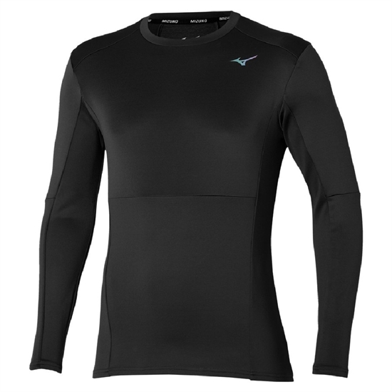 Mizuno THERMAL CHARGE BT LONGSLEEVE Утепленный лонгслив Черный - фото 299998