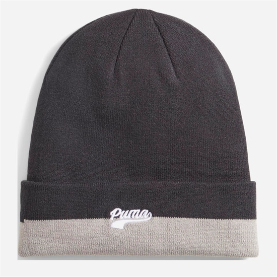 Puma METAL CAT BEANIE Шапка Серый/Молочный - фото 300640