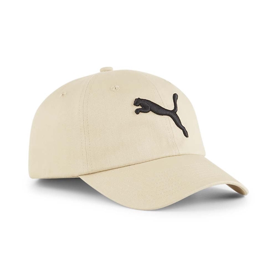 Puma ESSENTIALS CAT LOGO CAP Бейсболка Бежевый/Черный - фото 300986