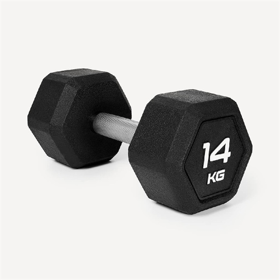 Starfit DB-301PRO 14 КГ Гантель гексагональная  обрезиненная Черный - фото 302304