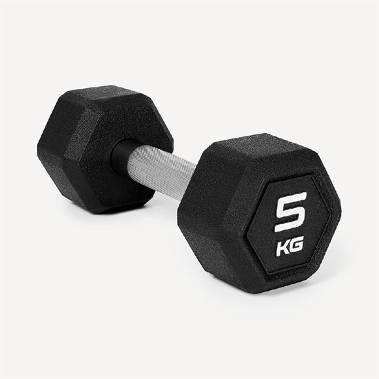 Starfit DB-301PRO 5 КГ Гантель гексагональная  обрезиненная Черный - фото 302320