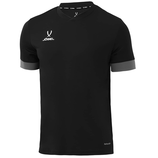Jögel DIVISION PERFORMDRY UNION JERSEY Футболка Черный/Серый - фото 306677