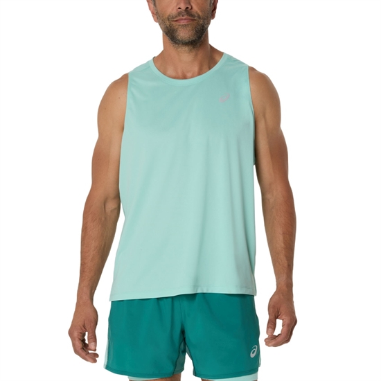 Asics CORE SINGLET Майка беговая Зеленый - фото 307263