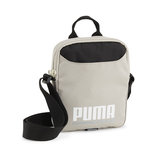 Puma PLUS PORTABLE Сумка кросс-боди Бежевый/Черный/Белый - фото 307650